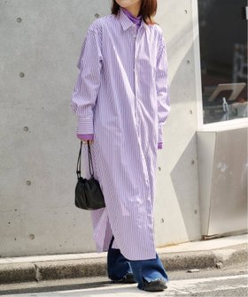 【アウトドアプロダクツ ユージュアルシングス/OUTDOOR PRODUCTS Usual Things】のコットンポリエステルロンストシャツワンピース 人気、トレンドファッション・服の通販 founy(ファニー) ファッション Fashion レディースファッション Fashion for Women ワンピース Dresses シャツワンピース / 1枚で着映えコーデ Shirt Dresses シンプル Simple, Minimal スウェット / スエット Sweatshirt, Sweatwear デニム Denim, Jeans Material エレガント 上品 Elegant |ID:prp329100004802474