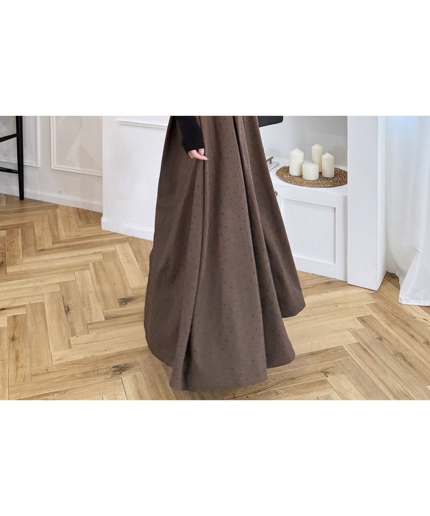 【ロイヤルパーティー/ROYAL PARTY】のオフショルギャザードットフレアドッキングワンピース インテリア・キッズ・メンズ・レディースファッション・服の通販 founy(ファニー) ファッション Fashion レディースファッション Fashion for Women ワンピース Dresses ギャザー Gathered, Ruffled ドッキング Docking, Mixed Material ドット Polka Dot, Dot Pattern フレア Flare, Flared エレガント 上品 Elegant ブラウン|ID: prp329100004802485 ipo3291000000034843195