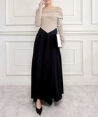 【ロイヤルパーティー/ROYAL PARTY】のオフショルギャザードットフレアドッキングワンピース 人気、トレンドファッション・服の通販 founy(ファニー) ファッション Fashion レディースファッション Fashion for Women ワンピース Dresses ギャザー Gathered, Ruffled ドッキング Docking, Mixed Material ドット Polka Dot, Dot Pattern フレア Flare, Flared エレガント 上品 Elegant thumbnail ブラック|ID: prp329100004802485 ipo3291000000034843197