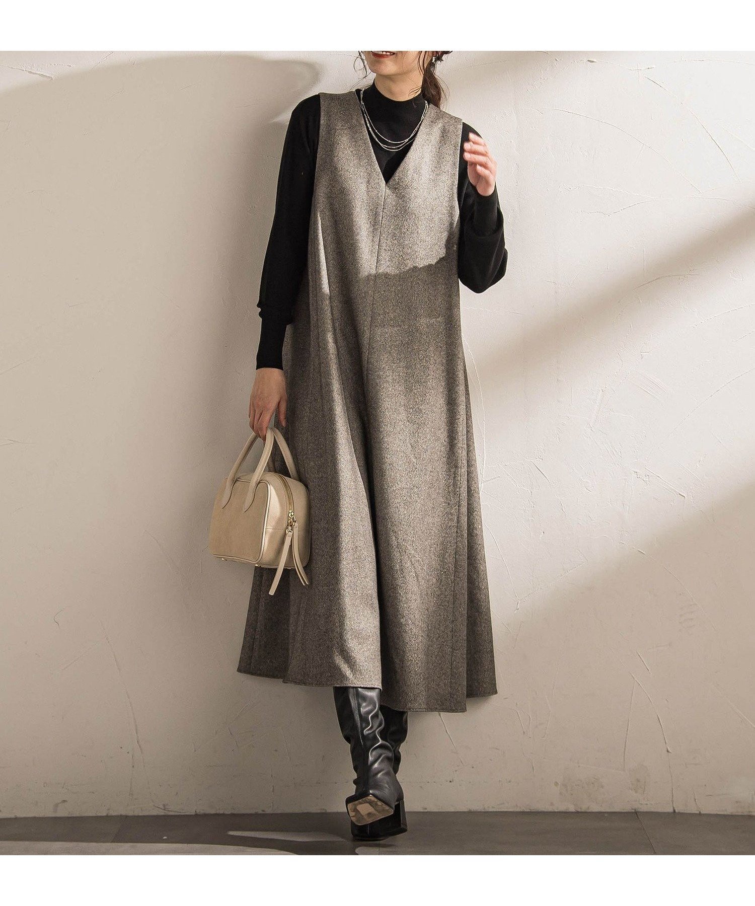 【ロートレ アモン/LAUTRE AMONT】のラメシックツイードワンピース≪洗える≫ 人気、トレンドファッション・服の通販 founy(ファニー) ファッション Fashion レディースファッション Fashion for Women ワンピース Dresses インナー Innerwear エレガント 上品 Elegant 洗える Machine Washable 秋 Autumn クラシカル Classical, Vintage-Inspired シューズ Shoes, Footwear シンプル Simple, Minimal ジャケット Jacket, Outerwear タートルネック Turtleneck, High Neck ツイード Twill, Twill Weave フラット Flat, Flat Shoes フレア Flare, Flared ポケット Pocket, Pocket Detail モダン Modern, Contemporary 冬 Winter / This Winter A/W・秋冬 Autumn/Winter おすすめ Recommended / Our Picks ビジネス 仕事 通勤 Business / Work / Commuting 2025年 2025 2025-2026秋冬・A/W Autumn/Winter 2025–26 AW25–26 other-1|ID: prp329100004802498 ipo3291000000034843259