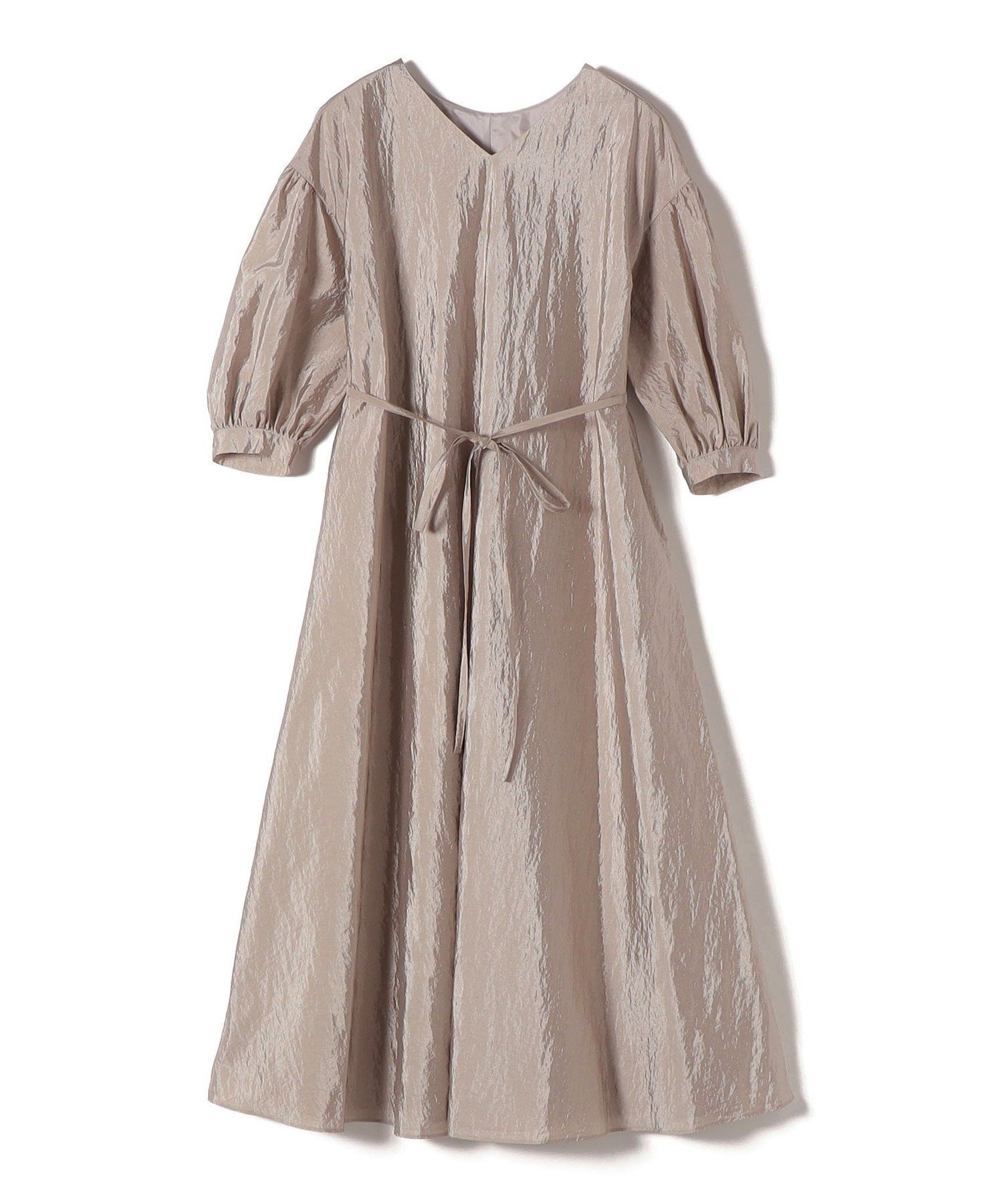 【シップス フォー ウィメン/SHIPS】の【SHIPS別注】kaene 2WAY ボリューム 袖 ロング ワンピース インテリア・キッズ・メンズ・レディースファッション・服の通販 founy(ファニー) ファッション Fashion レディースファッション Fashion for Women ワンピース Dresses オケージョン Occasion Wear ドレス Dress, One-Piece パーティ Party, Party Style ブライト Bright, Shiny 別注 Limited Edition, Custom Order リラックス Relax, Relaxed Fit ロング Long, Long-Length おすすめ Recommended / Our Picks エレガント 上品 Elegant セレモニー Ceremony 入学式 Entrance Ceremony 卒業式 Graduation Ceremony 結婚式 Wedding ベージュ|ID: prp329100004802506 ipo3291000000034843293