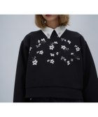 【ハレ/HARE】のFlowerシシュウスウェット 人気、トレンドファッション・服の通販 founy(ファニー) ファッション Fashion レディースファッション Fashion for Women トップス・カットソー Cut & Sew Tops レディースパーカー・カジュアルフーディー Casual Hoodies & Sweatshirts スウェット・クルーネックトップス Sweatshirts & Crewnecks / Relaxed Fit Sweat Tops おすすめ Recommended / Our Picks インナー Innerwear ウェーブ Wavy Pattern ショート Short, Short Length ストレート Straight, Straight Cut ハイネック High Neck, Mock Neck バランス Balance, Style Balance フェミニン Feminine, Girly ブルゾン Blouson, Bomber Jacket プリント Print, Printed Pattern マーメイド Mermaid, Fishtail Silhouette ミドル Middle Length, Mid Height ロング Long, Long-Length ワイド Wide, Wide Fit thumbnail ブラック系その他10|ID: prp329100004802507 ipo3291000000034843298