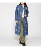 【スーパーハッカ/SUPER HAKKA】のライトオンスデニム ローズスケッチ刺繍ワンピース(前開き) 人気、トレンドファッション・服の通販 founy(ファニー) ファッション Fashion レディースファッション Fashion for Women ワンピース Dresses おすすめ Recommended / Our Picks ティアード Tiered, Tiered Style ハンド Hand, Handmade ポケット Pocket, Pocket Detail ローズ Rose, Rose Motif 羽織 Haori, Light Jacket thumbnail ネイビー|ID: prp329100004802509 ipo3291000000034843303