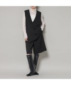 【ナノ ユニバース/nano universe】のVネックベスト×ハーフパンツ セットアップ ブラック|ID:prp329100004802529