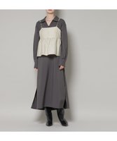 【ナノ ユニバース/nano universe】のキャミビスチェ×スキッパーワンピース アンサンブルセット 人気、トレンドファッション・服の通販 founy(ファニー) ファッション Fashion レディースファッション Fashion for Women ワンピース Dresses アンサンブル Ensemble Set シャーリング Shirring, Ruched シューズ Shoes, Footwear シンプル Simple, Minimal スキッパー Skipper, Open Collar セットアップ Set-Up, Coordinated Outfit ビスチェ Bustier, Corset Top ロング Long, Long-Length アウトレット Outlet / Clearance 2026年 2026 |ID:prp329100004802530