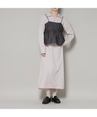 【ナノ ユニバース/nano universe】のキャミビスチェ×スキッパーワンピース アンサンブルセット ベージュ|ID:prp329100004802530