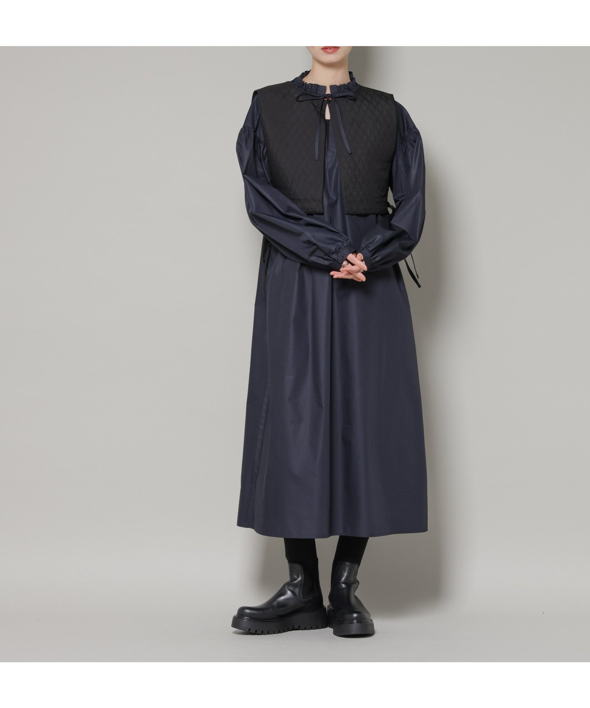 【ナノ ユニバース/nano universe】のキルティングベスト×ギャザーワンピース アンサンブルセット 人気、トレンドファッション・服の通販 founy(ファニー) ファッション Fashion レディースファッション Fashion for Women アウター Coat / Outerwear Collection アンサンブル Ensemble Set カットソー Cut and Sewn Top キルティング Quilted, Quilting ギャザー Gathered, Ruffled スリーブ Sleeve, Long Sleeve / Short Sleeve セットアップ Set-Up, Coordinated Outfit ベスト Vest, Waistcoat ベーシック Basic, Essential リボン Ribbon, Bow アウトレット Outlet / Clearance 2026年 2026 other-1|ID: prp329100004802532 ipo3291000000034843442