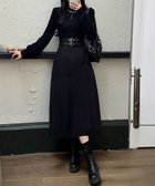 【ミニミニストア/miniministore】のベルト飾りロングワンピースウエストマーク ブラック|ID: prp329100004802564 ipo3291000000035178108