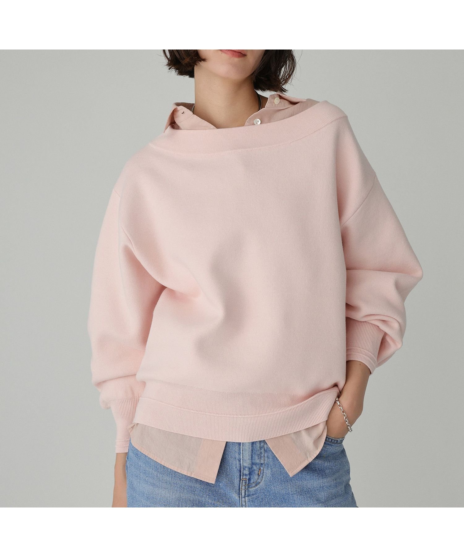 【バビロン/BABYLONE / KIDS】のスウェットライクニットプルオーバー 人気、トレンドファッション・服の通販 founy(ファニー) ファッション Fashion キッズファッション Fashion for Kids トップス・カットソー Cut & Sew Tops おすすめ Recommended / Our Picks ツイスト Tweed, Tweed Fabric デニム Denim, Jeans Material フェミニン Feminine, Girly ボトム Bottoms, Lower Wear 再入荷 Restock / Back in Stock other-1|ID: prp329100004802575 ipo3291000000034843765