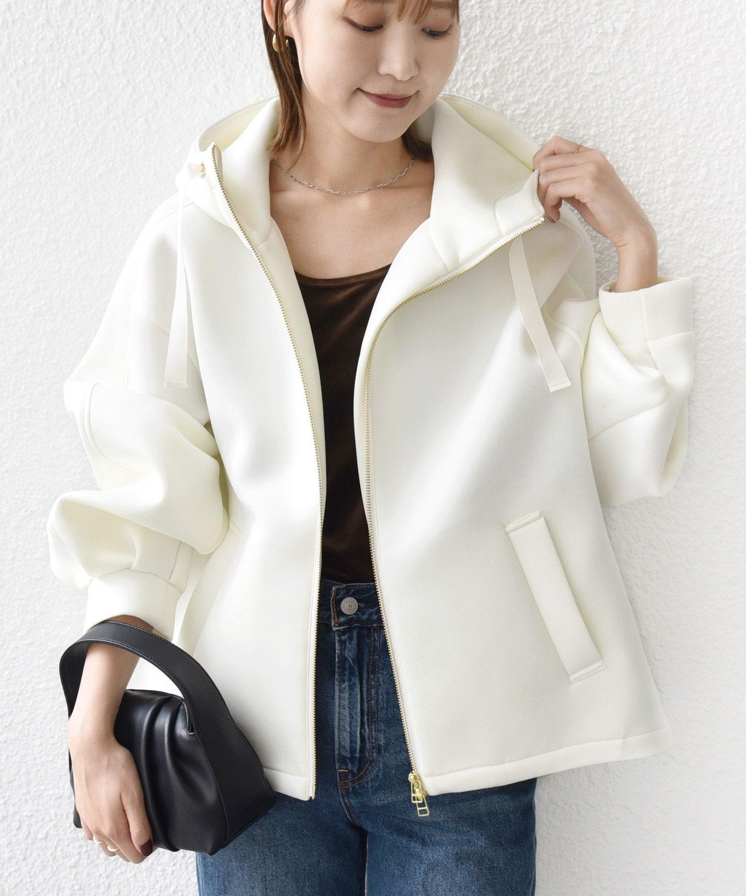 【シップス フォー ウィメン/SHIPS】の【WEB限定】 手洗い可能 ダンボール ダブルジップ フーディー 3 インテリア・キッズ・メンズ・レディースファッション・服の通販 founy(ファニー) ファッション Fashion レディースファッション Fashion for Women 春 Spring 秋 Autumn スウェット / スエット Sweatshirt, Sweatwear デニム Denim, Jeans Material パイピング Piping, Trim Design パターン Pattern, Design Print ボトム Bottoms, Lower Wear ポケット Pocket, Pocket Detail ロング Long, Long-Length 2025年 2025 2025-2026秋冬・A/W Autumn/Winter 2025–26 AW25–26 オフホワイト|ID: prp329100004802585 ipo3291000000034843885