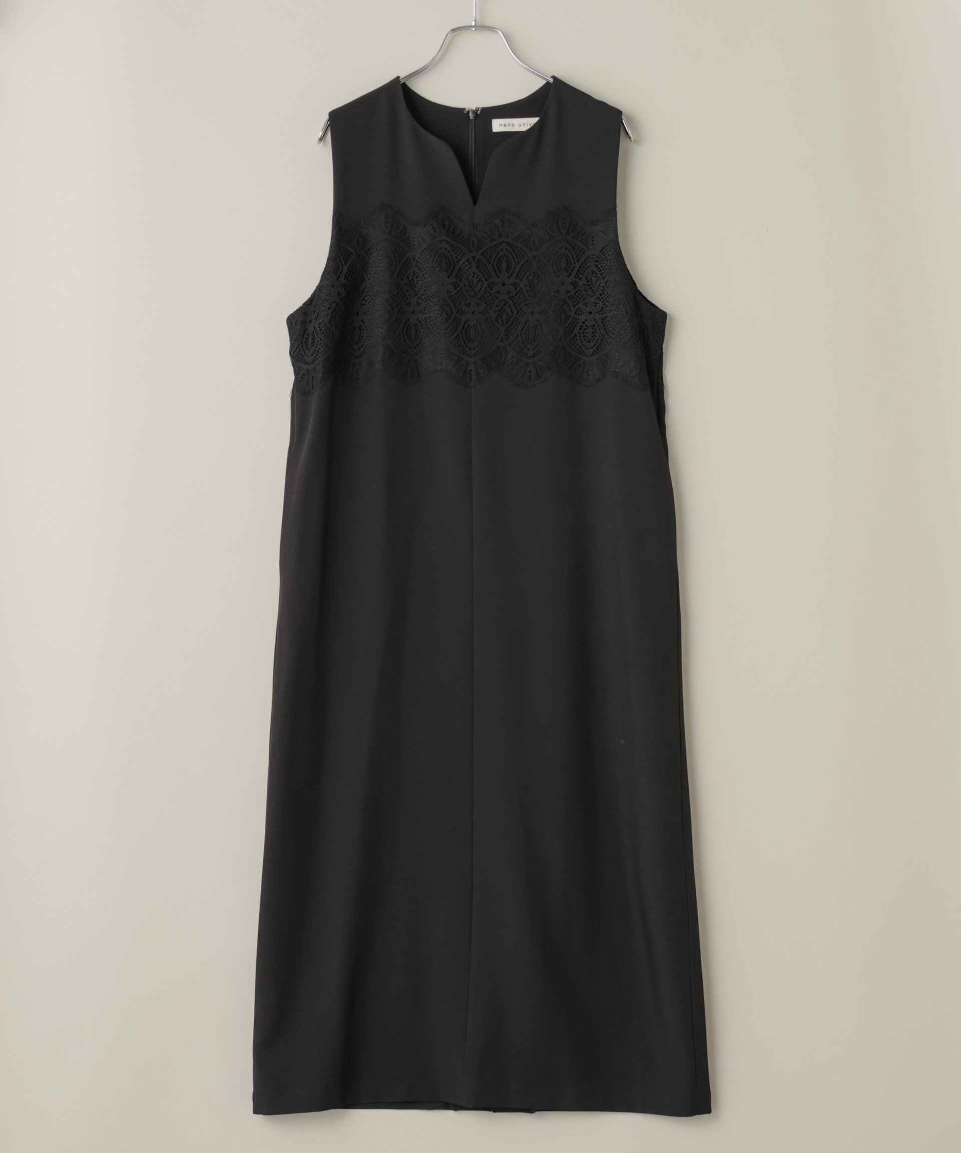【ナノ ユニバース/nano universe】のレース切り替えノースリーブワンピース インテリア・キッズ・メンズ・レディースファッション・服の通販 founy(ファニー) ファッション Fashion レディースファッション Fashion for Women ワンピース Dresses アクセサリー Fashion Accessories ウォッシャブル Machine Washable オケージョン Occasion Wear カーディガン Cardigan, Knitwear シンプル Simple, Minimal ジャケット Jacket, Outerwear ストレート Straight, Straight Cut ノースリーブ Sleeveless, No-Sleeve レース Lace, Lace Fabric アウトレット Outlet / Clearance エレガント 上品 Elegant ビジネス 仕事 通勤 Business / Work / Commuting 2026年 2026 ブラック|ID: prp329100004802600 ipo3291000000034844018