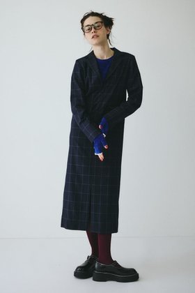 【ヘリンドットサイ/HeRIN.CYE】のJacket like long dress 人気、トレンドファッション・服の通販 founy(ファニー) ファッション Fashion レディースファッション Fashion for Women アウター Coat / Outerwear Collection レディースジャケット・軽アウター Jackets ワンピース Dresses フォーマル・パーティードレス・結婚式用ドレス Elegant & Casual Dresses インナー Innerwear ストレート Straight, Straight Cut バランス Balance, Style Balance ロング Long, Long-Length |ID:prp329100004802607