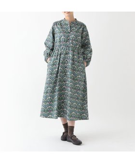 【アフタヌーンティー リビング/Afternoon Tea LIVING】のシャツワンピース/リバティプリント 人気、トレンドファッション・服の通販 founy(ファニー) ファッション Fashion レディースファッション Fashion for Women ワンピース Dresses シャツワンピース / 1枚で着映えコーデ Shirt Dresses おすすめ Recommended / Our Picks ギャザー Gathered, Ruffled シューズ Shoes, Footwear スリーブ Sleeve, Long Sleeve / Short Sleeve バレエ Ballet, Ballet Style 別注 Limited Edition, Custom Order |ID:prp329100004802641