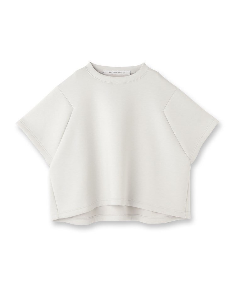 【ドレステリア/DRESSTERIOR】のCOGTHEBIGSMOKE(コグザビッグスモーク)JEMMA Tシャツ インテリア・キッズ・メンズ・レディースファッション・服の通販 founy(ファニー) ファッション Fashion レディースファッション Fashion for Women トップス・カットソー Cut & Sew Tops シャツ・ブラウス・オフィスカジュアル Elegant Blouses & Button-Ups ロングTシャツ・Tシャツ Longline T-Shirts & Tees コレクション Collection, Seasonal Line ショート Short, Short Length シンプル Simple, Minimal スマート Smart, Elegant バランス Balance, Style Balance フォルム Silhouette, Form ヘムライン Hemline, Bottom Cut グレー|ID: prp329100004802670 ipo3291000000034844837