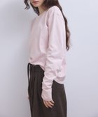 【アダム エ ロペ/ADAM ET ROPE'】の【WEB限定】ガーメントダイリンガーロンTee 人気、トレンドファッション・服の通販 founy(ファニー) ファッション Fashion レディースファッション Fashion for Women トップス・カットソー Cut & Sew Tops ロングTシャツ・Tシャツ Longline T-Shirts & Tees インナー Innerwear スラックス Slacks, Dress Pants デニム Denim, Jeans Material トレンド Trend, Trending Now バランス Balance, Style Balance プリント Print, Printed Pattern ワンポイント One Point, Statement Accent おすすめ Recommended / Our Picks 2025年 2025 2025-2026秋冬・A/W Autumn/Winter 2025–26 AW25–26 thumbnail ピンク(63)|ID: prp329100004802693 ipo3291000000034844983