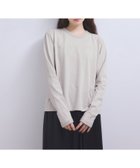 【アダム エ ロペ/ADAM ET ROPE'】の【WEB限定】ガーメントダイリンガーロンTee 人気、トレンドファッション・服の通販 founy(ファニー) ファッション Fashion レディースファッション Fashion for Women トップス・カットソー Cut & Sew Tops ロングTシャツ・Tシャツ Longline T-Shirts & Tees インナー Innerwear スラックス Slacks, Dress Pants デニム Denim, Jeans Material トレンド Trend, Trending Now バランス Balance, Style Balance プリント Print, Printed Pattern ワンポイント One Point, Statement Accent おすすめ Recommended / Our Picks 2025年 2025 2025-2026秋冬・A/W Autumn/Winter 2025–26 AW25–26 thumbnail ライトグレー(08)|ID: prp329100004802693 ipo3291000000034844985