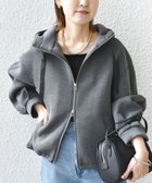 【シップス フォー ウィメン/SHIPS】の【WEB限定】 手洗い可能 ダンボール ダブルジップ フーディー 1 グレー|ID: prp329100004802895 ipo3291000000034846773