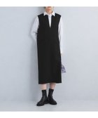 【ユナイテッドアローズ/UNITED ARROWS】のsize SHORTあり カルゼ キーネック ジャンパースカート 人気、トレンドファッション・服の通販 founy(ファニー) ファッション Fashion レディースファッション Fashion for Women スカート Skirts インナー Innerwear 秋 Autumn ショート Short, Short Length ストレート Straight, Straight Cut フロント Front, Front Design ポケット Pocket, Pocket Detail ロング Long, Long-Length 冬 Winter / This Winter アウトレット Outlet / Clearance ビジネス 仕事 通勤 Business / Work / Commuting thumbnail BLACK|ID: prp329100004802902 ipo3291000000034846808
