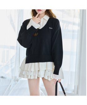 【ナイスクラップ/NICE CLAUP】のニットドッキングチュニックシャツワンピ 人気、トレンドファッション・服の通販 founy(ファニー) ファッション Fashion レディースファッション Fashion for Women ワンピース Dresses シャツワンピース / 1枚で着映えコーデ Shirt Dresses チュニック Tunic Tops & Dresses ガーリー Girly, Feminine Style シャツワンピ Shirt Dress, Shirt One-Piece ショート Short, Short Length トレンド Trend, Trending Now ドッキング Docking, Mixed Material バランス Balance, Style Balance フリル Frill, Ruffle ミックス Mix, Mixed Style ロング Long, Long-Length 再入荷 Restock / Back in Stock おすすめ Recommended / Our Picks |ID:prp329100004802908