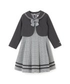 【ナルミヤ オンライン/NARUMIYA ONELINE / KIDS】のセーラーカラーアンサンブル ワンピースセット 人気、トレンドファッション・服の通販 founy(ファニー) ファッション Fashion キッズファッション Fashion for Kids ワンピース Dresses アンサンブル Ensemble Set ジャケット Jacket, Outerwear スリット Slit, Slit Detail ポケット Pocket, Pocket Detail thumbnail グレー|ID: prp329100004803019 ipo3291000000034847504