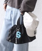 【シップス フォー ウィメン/SHIPS】の【WEB限定】チャーム 付き フリル 巾着 ショルダー ブラック|ID: prp329100004803044 ipo3291000000034847643