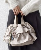 【シップス フォー ウィメン/SHIPS】の【WEB限定】チャーム 付き フリル 巾着 ショルダー ベージュ|ID: prp329100004803044 ipo3291000000034847645