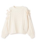 【ナルミヤ オンライン/NARUMIYA ONELINE / KIDS】のレースアップモールニット 人気、トレンドファッション・服の通販 founy(ファニー) ファッション Fashion キッズファッション Fashion for Kids ポケット Pocket, Pocket Detail リボン Ribbon, Bow レース Lace, Lace Fabric thumbnail オフ ホワイト|ID: prp329100004803054 ipo3291000000034847711