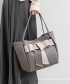 【ランダ/RANDA】の【A4対応】リボントートバッグ GRAY|ID: prp329100004803115 ipo3291000000034848088