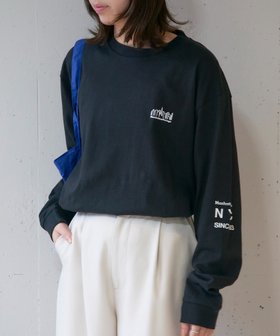 【カセットチャート/Cassette Chart】のManhattan Portage/長袖プリントTシャツ MP-M580 人気、トレンドファッション・服の通販 founy(ファニー) ファッション Fashion レディースファッション Fashion for Women トップス・カットソー Cut & Sew Tops シャツ・ブラウス・オフィスカジュアル Elegant Blouses & Button-Ups ロングTシャツ・Tシャツ Longline T-Shirts & Tees キャップ&ハット Hats & Caps グラフィック Graphic, Graphic Design シンプル Simple, Minimal ニューヨーク New York, NYC Style 長袖 Long Sleeve, Full Sleeve バランス Balance, Style Balance プリント Print, Printed Pattern 再入荷 Restock / Back in Stock |ID:prp329100004803117