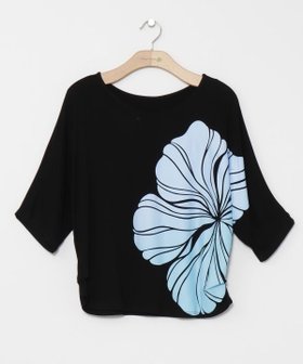 【アミナコレクション/Amina Collection】の【マウナロア】ハイビドルマントップス 人気、トレンドファッション・服の通販 founy(ファニー) ファッション Fashion レディースファッション Fashion for Women トップス・カットソー Cut & Sew Tops グラデーション Gradient, Ombre デコルテ Décolleté, Neckline リラックス Relax, Relaxed Fit |ID:prp329100004803128