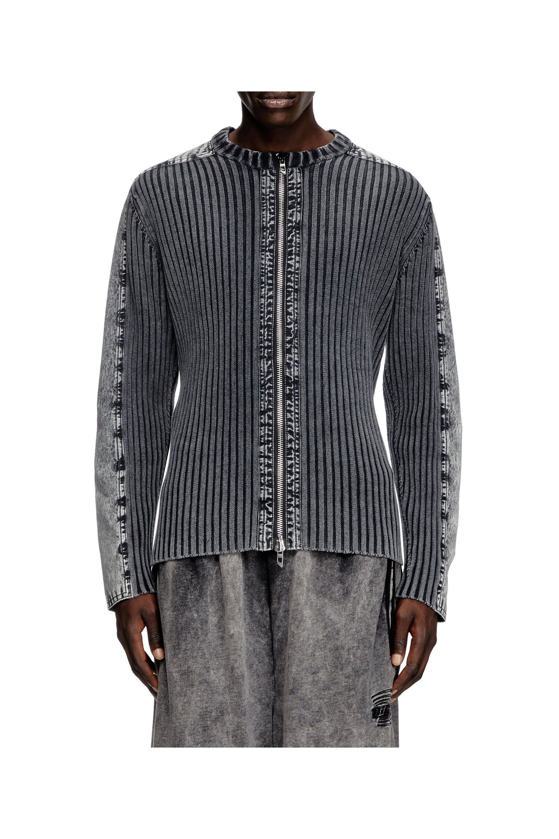 【ディーゼル/DIESEL / MEN】のメンズ フルジップカーディガン K-MATTY 人気、トレンドファッション・服の通販 founy(ファニー) 　ファッション　Fashion　メンズファッション　Fashion for Men　ウォッシュ　Washed Finish　カーディガン　Cardigan, Knitwear　スタイリッシュ　Stylish, Fashionable　デニム　Denim, Jeans Material　メンズ　Men's, Menswear　 other-1|ID: prp329100004803158 ipo3291000000034848384