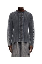 【ディーゼル/DIESEL / MEN】のメンズ フルジップカーディガン K-MATTY 人気、トレンドファッション・服の通販 founy(ファニー) ファッション Fashion メンズファッション Fashion for Men ウォッシュ Washed Finish カーディガン Cardigan, Knitwear スタイリッシュ Stylish, Fashionable デニム Denim, Jeans Material メンズ Men's, Menswear thumbnail グレー|ID: prp329100004803158 ipo3291000000034848385