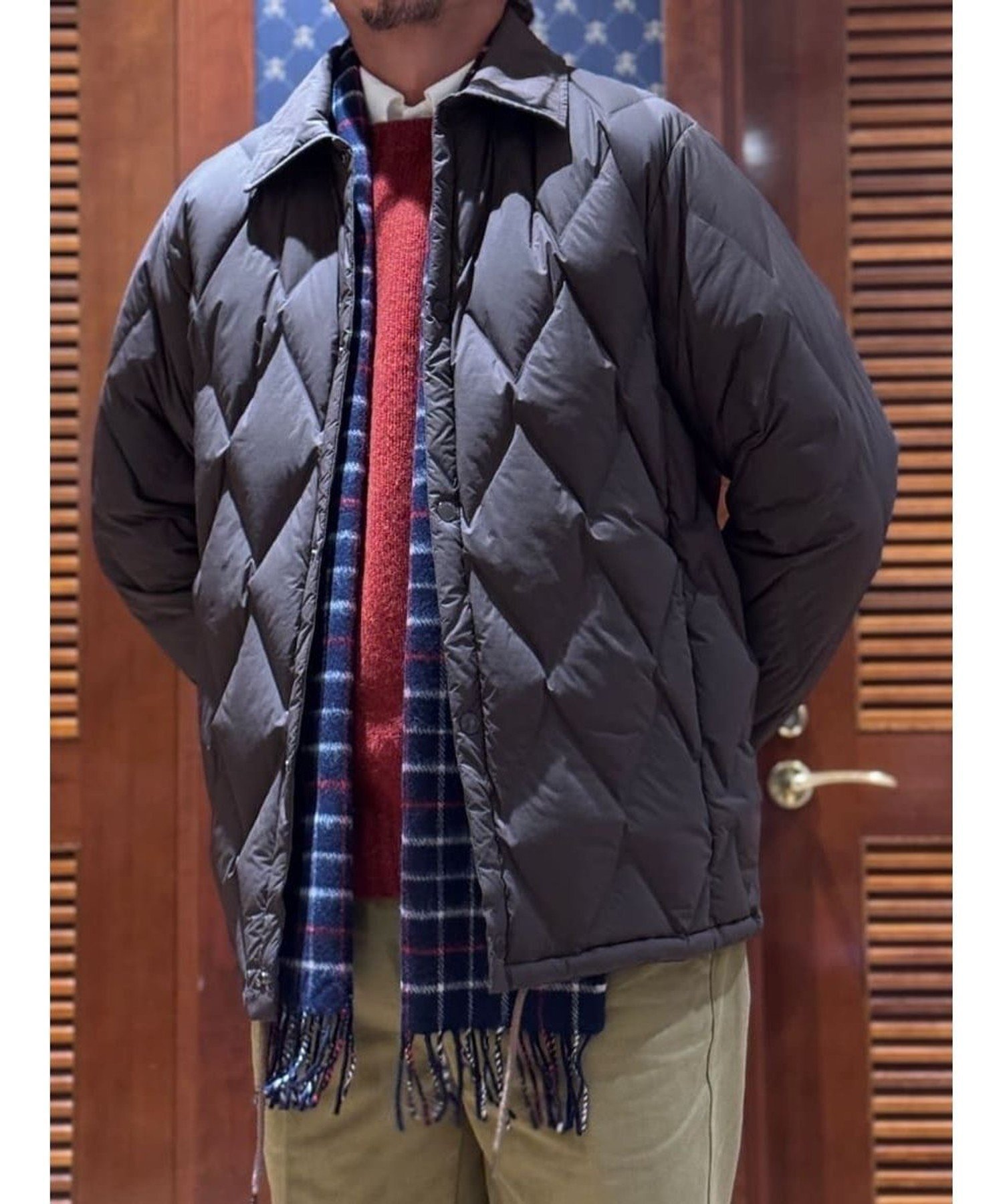 【ブルックス ブラザーズ/Brooks Brothers / MEN】のストレッチナイロン キルティングダウン コーチジャケット インテリア・キッズ・メンズ・レディースファッション・服の通販 founy(ファニー) ファッション Fashion メンズファッション Fashion for Men カフス Cuff Design キルティング Quilted, Quilting キルト Quilt, Quilted Fabric シンプル Simple, Minimal ジャカード/ジャガード Jacquard, Woven Pattern ストレッチ Stretch, Stretchy Fabric スポーツ Sports, Activewear ダウン Down, Puffer ドローコード Drawcord, Drawstring Cord ドローストリング Drawstring, Pull Cord フロント Front, Front Design ポケット Pocket, Pocket Detail ライナー Liner, Inner Layer ブラウン|ID: prp329100004803164 ipo3291000000034848414