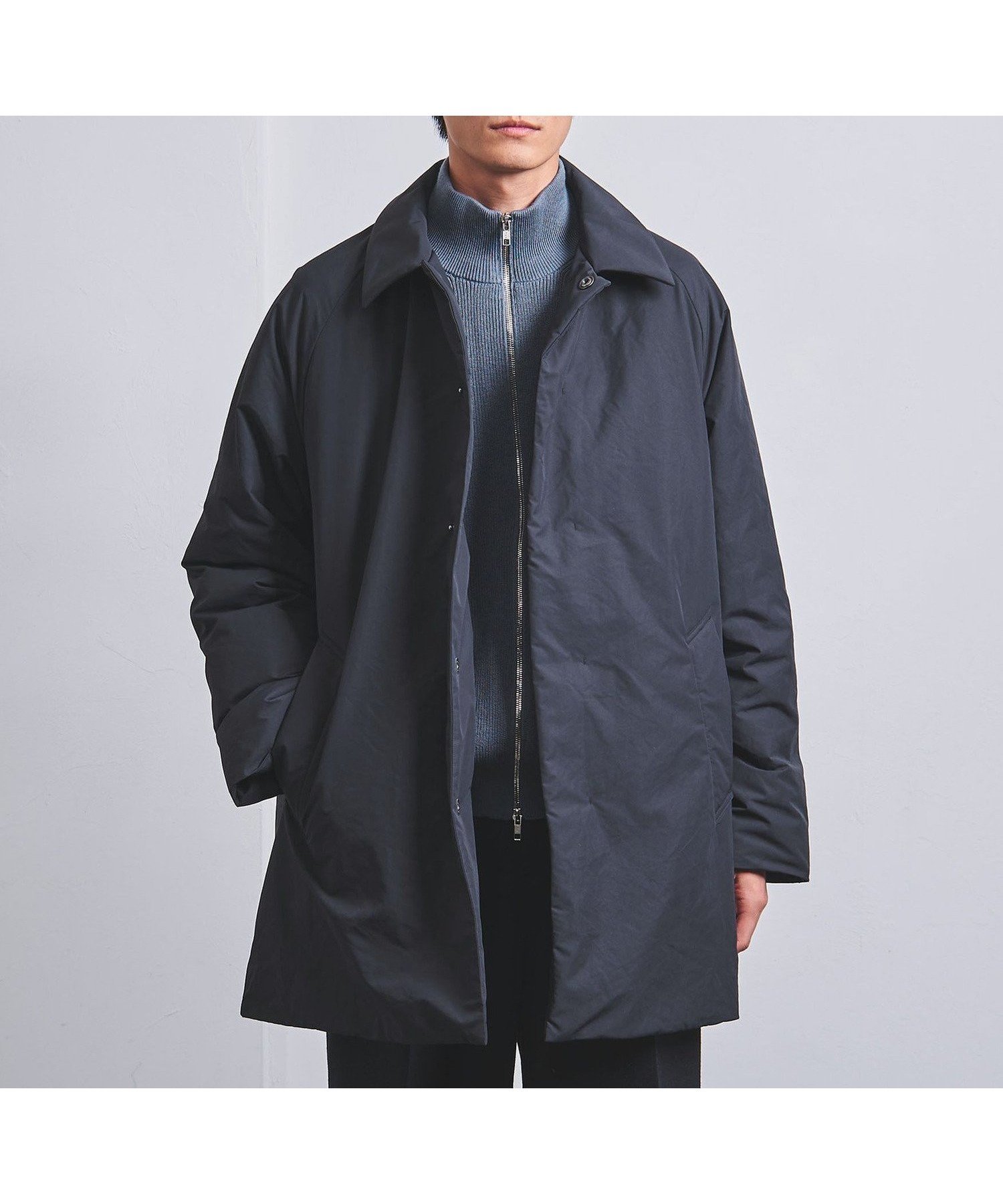 【ユナイテッドアローズ/UNITED ARROWS / MEN】のADS ダウンショート バルカラ-コート インテリア・キッズ・メンズ・レディースファッション・服の通販 founy(ファニー) ファッション Fashion メンズファッション Fashion for Men ショート Short, Short Length シンプル Simple, Minimal ジャケット Jacket, Outerwear ダウン Down, Puffer トレンド Trend, Trending Now バランス Balance, Style Balance フェザー Feather, Feather Detail アウトレット Outlet / Clearance ビジネス 仕事 通勤 Business / Work / Commuting NAVY|ID: prp329100004803183 ipo3291000000034848505