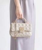 【ランダ/RANDA】の2WAY モノグラムビジューキルティングバック IVORY|ID: prp329100004803229 ipo3291000000034848767