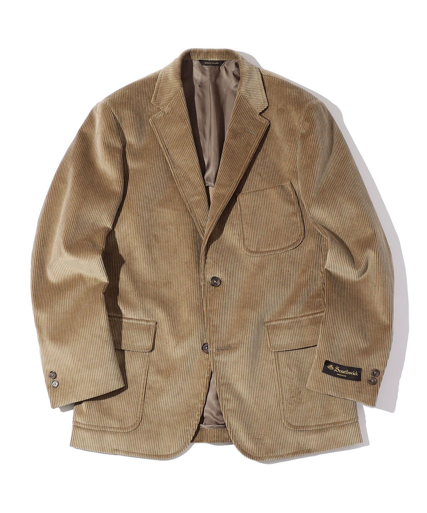 【シップス/SHIPS / MEN】のSouthwick CAMBRIDGE ブリスベンモス コーデュロイ ジャケット 人気、トレンドファッション・服の通販 founy(ファニー) ファッション Fashion メンズファッション Fashion for Men イタリア Italy クラシカル Classical, Vintage-Inspired コーデュロイ Corduroy, Cord Fabric ショルダー Shoulder, Shoulder Strap ジャケット Jacket, Outerwear スーツ Suit, Formalwear パッチ Patch, Appliqué フラップ Flap, Flap Pocket ポケット Pocket, Pocket Detail エレガント 上品 Elegant other-1|ID: prp329100004803263 ipo3291000000034849031