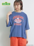 【サマンサモスモス/Samansa Mos2】の【SESAME STREET meets SM2】プリントアソートTシャツ 人気、トレンドファッション・服の通販 founy(ファニー) ファッション Fashion レディースファッション Fashion for Women トップス・カットソー Cut & Sew Tops シャツ・ブラウス・オフィスカジュアル Elegant Blouses & Button-Ups ロングTシャツ・Tシャツ Longline T-Shirts & Tees thumbnail ネイビー|ID: prp329100004803306 ipo3291000000034849305