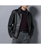 【ナノ ユニバース/nano universe / MEN】のラムナッパレザーライダースジャケット ブラック|ID: prp329100004803315 ipo3291000000034849358