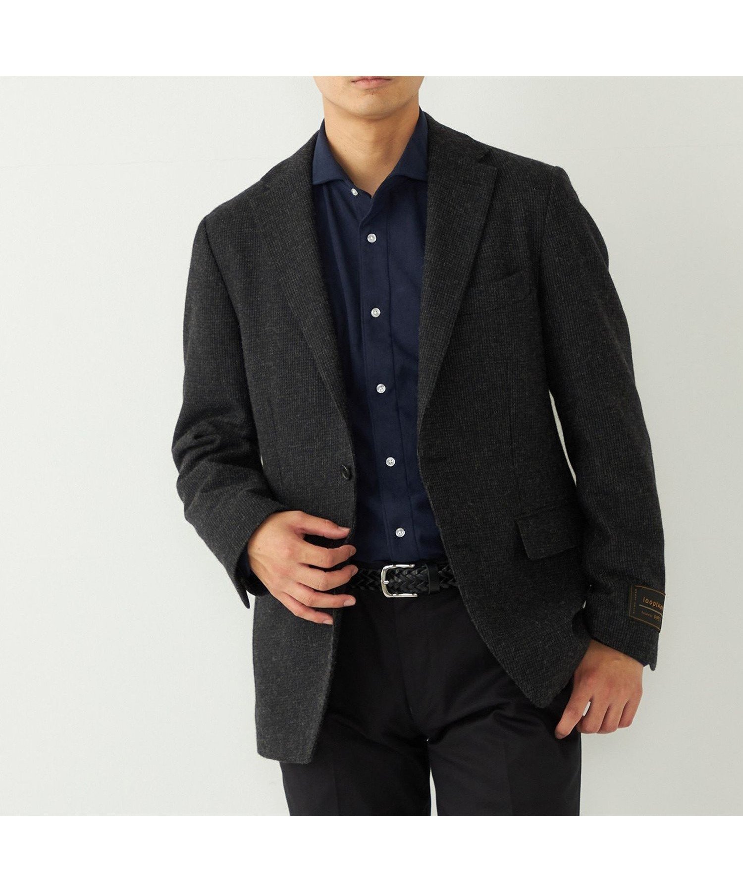 【シップス/SHIPS / MEN】のSHIPS Colors 尾州 リサイクル ツイード ジャケット(一部セットアップ対応) インテリア・キッズ・メンズ・レディースファッション・服の通販 founy(ファニー) 　ファッション　Fashion　メンズファッション　Fashion for Men　セットアップ　Matching Sets　クラシカル　Classical, Vintage-Inspired　ジャケット　Jacket, Outerwear　スタンダード　Standard, Basic　スラックス　Slacks, Dress Pants　セットアップ　Set-Up, Coordinated Outfit　タートルネック　Turtleneck, High Neck　ツイード　Twill, Twill Weave　フラップ　Flap, Flap Pocket　ポケット　Pocket, Pocket Detail　メンズ　Men's, Menswear　モックネック　Mock Neck, Short Turtleneck　アウトレット　Outlet / Clearance　おすすめ　Recommended / Our Picks　ビジネス 仕事 通勤　Business / Work / Commuting　2025年　2025　2025-2026秋冬・A/W　Autumn/Winter 2025–26 AW25–26　ダークグレー|ID: prp329100004803332 ipo3291000000034849413