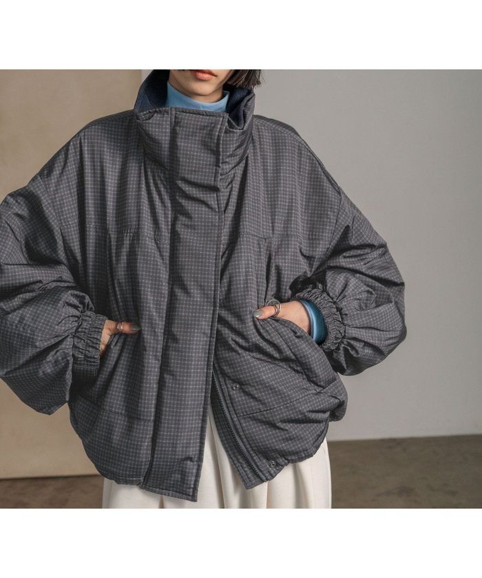 【ローリーズファーム/LOWRYS FARM】のチェックモンスターショートコート インテリア・キッズ・メンズ・レディースファッション・服の通販 founy(ファニー) https://founy.com/ ファッション Fashion レディースファッション Fashion for Women アウター Coat / Outerwear Collection コート・ロングコート・ピーコート Long Coats, Peacoats & More クラシカル Classical, Vintage-Inspired コンパクト Compact, Small Size シンプル Simple, Minimal チェック Check, Plaid, Tartan トレンド Trend, Trending Now ドローコード Drawcord, Drawstring Cord バランス Balance, Style Balance バルーン Balloon, Balloon Silhouette プリント Print, Printed Pattern ポケット Pocket, Pocket Detail ワイド Wide, Wide Fit 軽量 Lightweight, Ultra Light |ID: prp329100004803379 ipo3291000000035169071