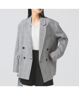 【ビームス ウイメン/BEAMS】の【セットアップ対応】4ボタン W ビッグ ジャケット 25AW オーバー 人気、トレンドファッション・服の通販 founy(ファニー) ファッション Fashion レディースファッション Fashion for Women アウター Coat / Outerwear Collection レディースジャケット・軽アウター Jackets インナー Innerwear クラシカル Classical, Vintage-Inspired シンプル Simple, Minimal ジャケット Jacket, Outerwear セットアップ Set-Up, Coordinated Outfit チェック Check, Plaid, Tartan バランス Balance, Style Balance ビッグ Big, Oversized フォルム Silhouette, Form 無地 Plain, Solid Color おすすめ Recommended / Our Picks 2025年 2025 2025-2026秋冬・A/W Autumn/Winter 2025–26 AW25–26 |ID:prp329100004803389