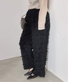 【イエナ/IENA】のカットジャガードパンツ 人気、トレンドファッション・服の通販 founy(ファニー) ファッション Fashion レディースファッション Fashion for Women パンツ Pants & Trousers 2025年 2025 2025-2026秋冬・A/W Autumn/Winter 2025–26 AW25–26 カットジャガード Cut Jacquard スウェット / スエット Sweatshirt, Sweatwear スマート Smart, Elegant フリンジ Fringe, Tassel ミックス Mix, Mixed Style リラックス Relax, Relaxed Fit thumbnail ブラック|ID: prp329100004803465 ipo3291000000034850579