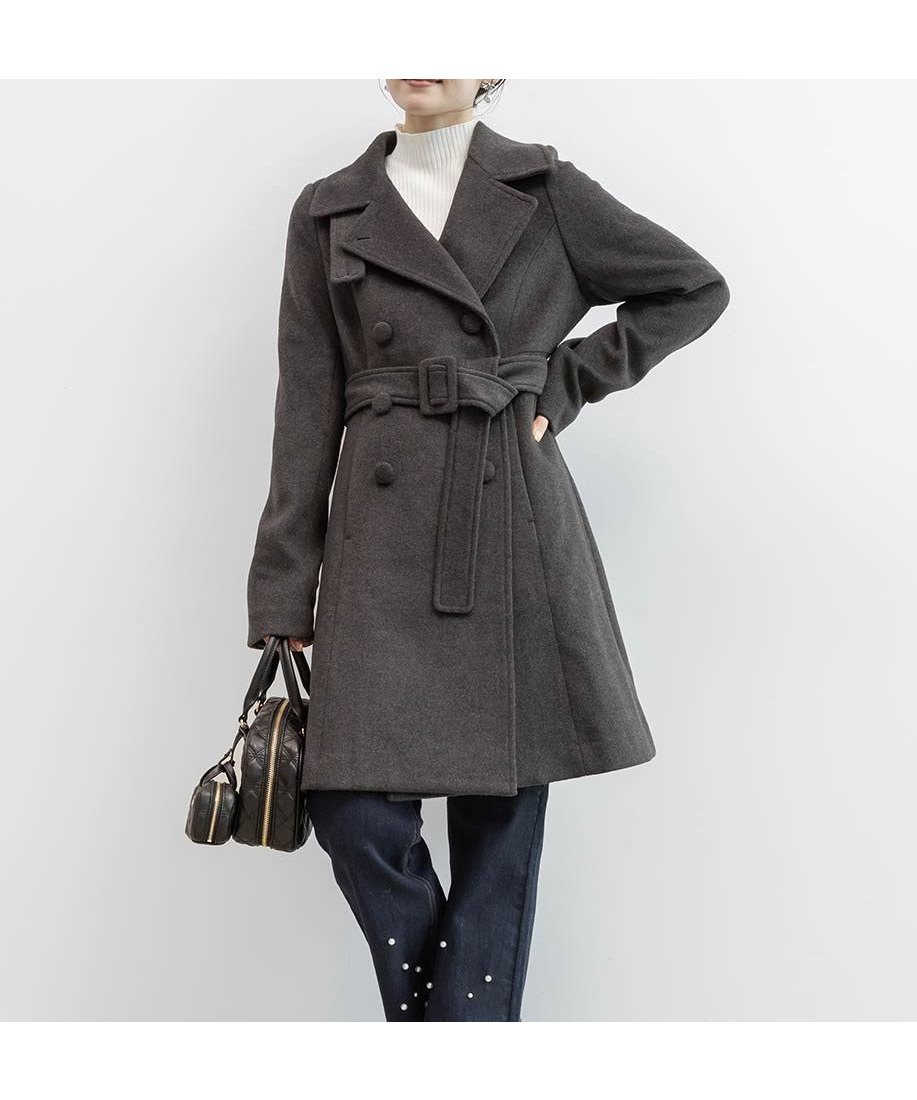【ランダ/RANDA】の2WAY ミドル丈フレアコート インテリア・キッズ・メンズ・レディースファッション・服の通販 founy(ファニー) ファッション Fashion レディースファッション Fashion for Women アウター Coat / Outerwear Collection コート・ロングコート・ピーコート Long Coats, Peacoats & More おすすめ Recommended / Our Picks シンプル Simple, Minimal フィット Fit, Slim Fit フレア Flare, Flared ミドル Middle Length, Mid Height ロング Long, Long-Length 冬 Winter / This Winter GRAY|ID: prp329100004803512 ipo3291000000034850918