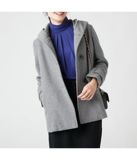 【ニューヨーカー/NEWYORKER】のロービングバスケット フーデッドショートコート 人気、トレンドファッション・服の通販 founy(ファニー) ファッション Fashion レディースファッション Fashion for Women アウター Coat / Outerwear Collection コート・ロングコート・ピーコート Long Coats, Peacoats & More ショート Short, Short Length ポケット Pocket, Pocket Detail ミドル Middle Length, Mid Height A/W・秋冬 Autumn/Winter 防寒 Cold Protection, Winter-Ready |ID:prp329100004803521