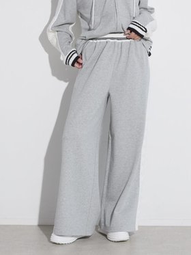 【ヴァン/Vin】の異素材ドッキングスウェットパンツ 人気、トレンドファッション・服の通販 founy(ファニー) ファッション Fashion レディースファッション Fashion for Women パンツ Pants & Trousers スウェット / スエット Sweatshirt, Sweatwear ドッキング Docking, Mixed Material パーカー Hoodie, Parka リブニット Rib Knit, Ribbed Knit リラックス Relax, Relaxed Fit ルーズ Loose, Oversized ワイド Wide, Wide Fit |ID:prp329100004803530