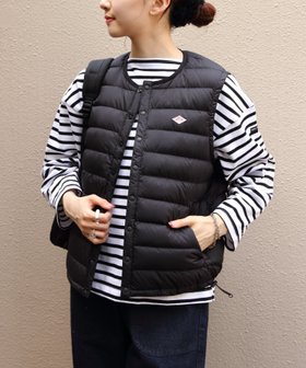 【ステップス/STEPS】のDANTON/DANTON INNERDOWN VEST A0002RRT 人気、トレンドファッション・服の通販 founy(ファニー) ファッション Fashion レディースファッション Fashion for Women アウター Coat / Outerwear Collection トップス・カットソー Cut & Sew Tops ベスト&ジレ / 重ね着スタイル Vests & Gilets インナー Innerwear ダウン Down, Puffer トラベル Travel, Travel Gear フェザー Feather, Feather Detail ベスト Vest, Waistcoat ポーチ Pouch, Small Case 軽量 Lightweight, Ultra Light |ID:prp329100004803550