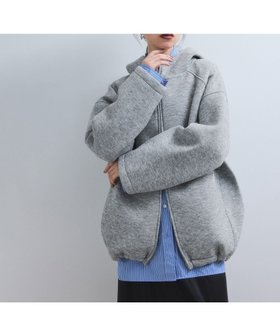 【アダム エ ロペ/ADAM ET ROPE'】の【WEB限定】メランジボンディングフーディーブルゾン 人気、トレンドファッション・服の通販 founy(ファニー) ファッション Fashion レディースファッション Fashion for Women アウター Coat / Outerwear Collection ブルゾンジャケット・スポーティアウター Blouson Jackets 春 Spring 秋 Autumn スタンド Stand Collar, Upright Stand スラックス Slacks, Dress Pants セットアップ Set-Up, Coordinated Outfit デニム Denim, Jeans Material パターン Pattern, Design Print フェミニン Feminine, Girly フレア Flare, Flared ブルゾン Blouson, Bomber Jacket ボンディング Bonding, Bonded Fabric ポケット Pocket, Pocket Detail メランジ Melange, Mixed Yarn 冬 Winter / This Winter A/W・秋冬 Autumn/Winter おすすめ Recommended / Our Picks 2026年 2026 |ID:prp329100004803585