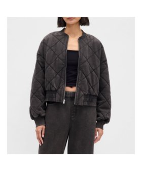 【ギャップ/GAP】のヴィンテージソフト キルティング ボンバージャケット 人気、トレンドファッション・服の通販 founy(ファニー) ファッション Fashion レディースファッション Fashion for Women アウター Coat / Outerwear Collection レディースジャケット・軽アウター Jackets キルティング Quilted, Quilting シンプル Simple, Minimal ハーフ Half, Half-Length ユーズド Used, Vintage-Look |ID:prp329100004803596