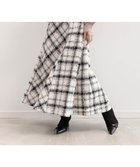 【ランダ/RANDA】のロービングチェックフレアスカート BLACK|ID: prp329100004803598 ipo3291000000034851462