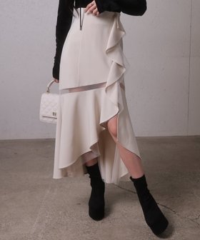 【リップサービス/LIP SERVICE】のLIP SERVICE/シアーラインラッフルロングスカート 人気、トレンドファッション・服の通販 founy(ファニー) ファッション Fashion レディースファッション Fashion for Women スカート Skirts ロングスカート Long Skirts / Maxi & Midi Skirts ギンガム Gingham, Gingham Fabric シアー Sheer, See-Through ショート Short, Short Length シンプル Simple, Minimal ストレッチ Stretch, Stretchy Fabric チェック Check, Plaid, Tartan チュール Tulip, Tulip Motif バランス Balance, Style Balance フィット Fit, Slim Fit フロント Front, Front Design ベーシック Basic, Essential ミックス Mix, Mixed Style ラッフル Ruffle, Frill ロング Long, Long-Length おすすめ Recommended / Our Picks |ID:prp329100004803635